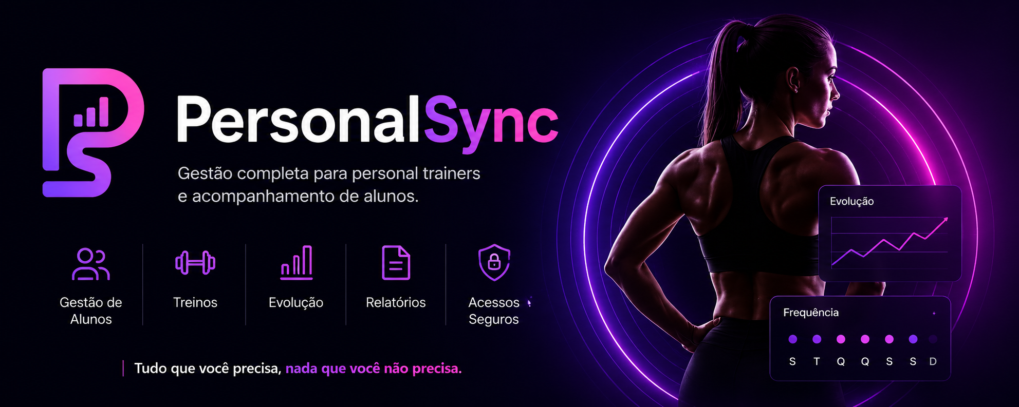 FitFlow — Gestão completa para personal trainers e acompanhamento de alunos